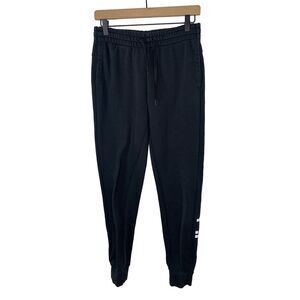 Adidas Mens Black Jogger Pants Size S Cotton/Polyester